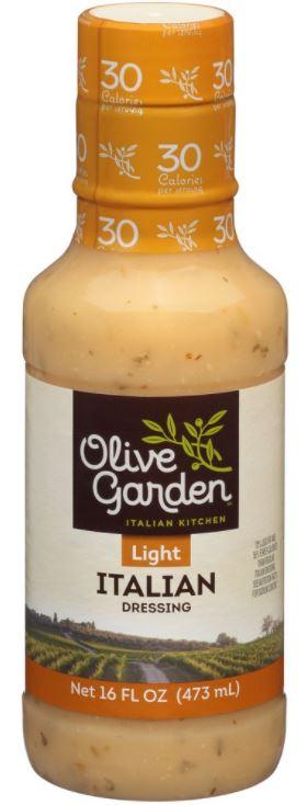 Olive Garden Light Italian Dressing 16 oz