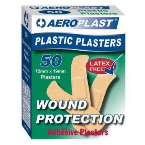 Aeroplast Plastic Plasters 50pk