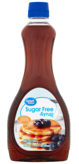 Great Value Sugar Free Syrup 24 fl oz