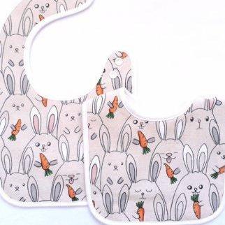 Elephant Ollie Small Binding Bib ea