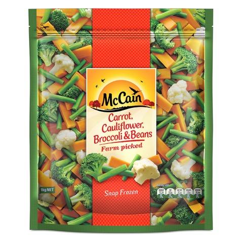 McCain Broccoli, Carrot, Cauli and Beans Mix - 2kg