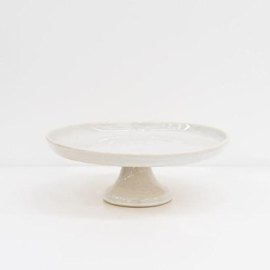 Franco Rustic White Cake Stand