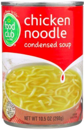 Food Club Chicken Noodle Condensed Soup 10.5oz