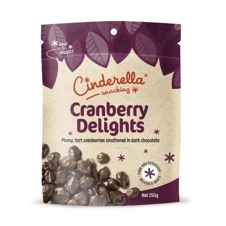 Cinderella Cranberry Delights 250g