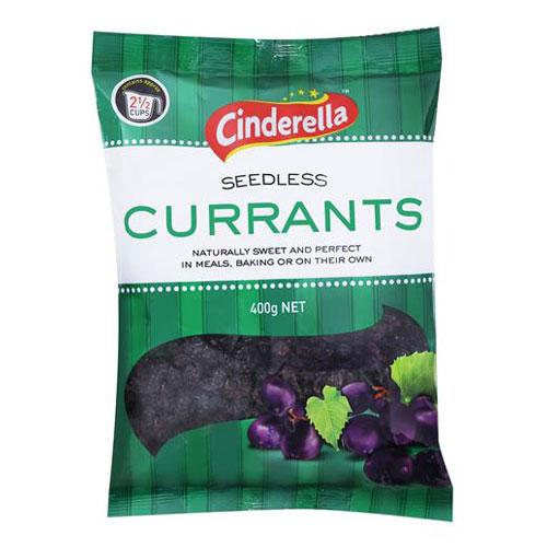 Cinderella Seedless Currants 400g