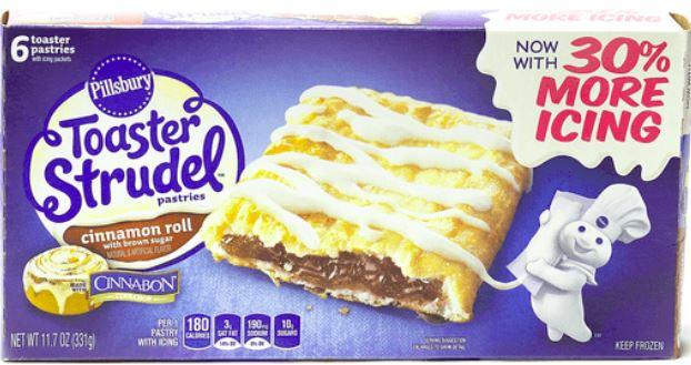 Pillsbury Toaster Strudel Pastries Cinnamon Roll, 6ct