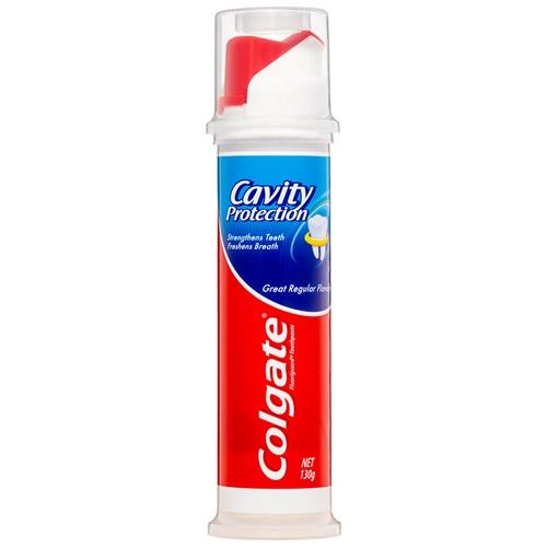 Colgate Cavity Protection Toothpaste Regular PUMP 130g