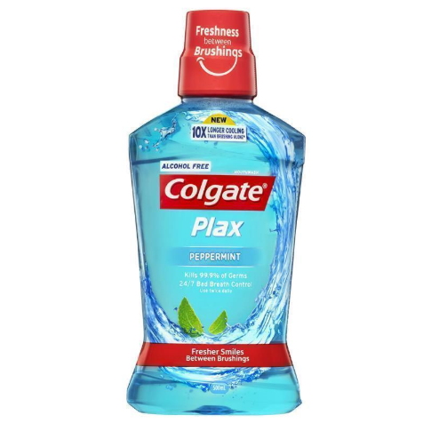 Colgate Plax Mouth Rinse Peppermint 500ml