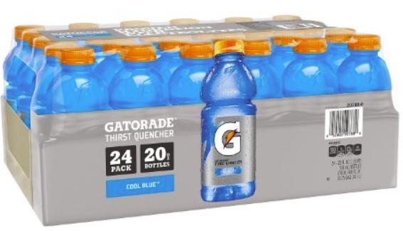 Gatorade Thirst Quencher Cool Blue 24 - 20 fl oz bottles