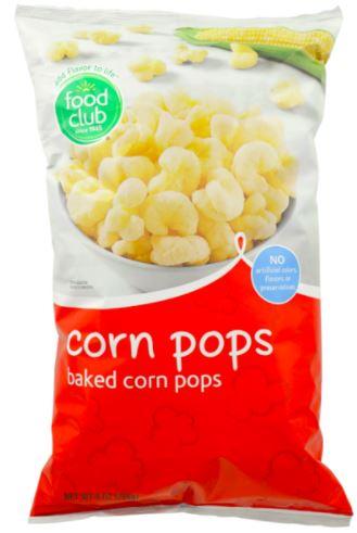 Food Club Corn Pops 8oz