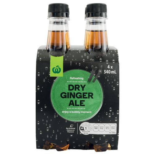 CD Dry Ginger Ale 340ml/4pk