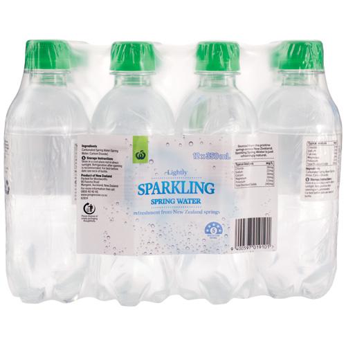 NZ Sparkling Water 350ml/12pk