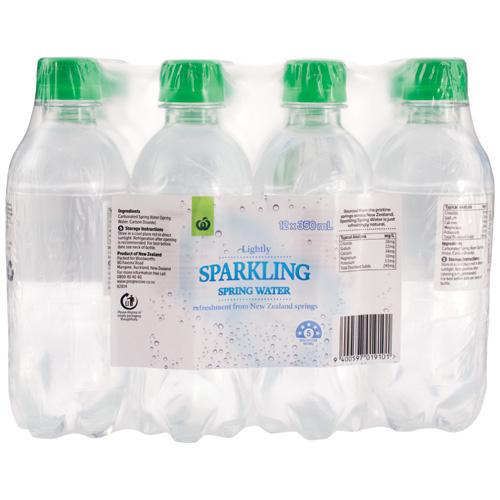 NZ Sparkling Water 350ml/12pk