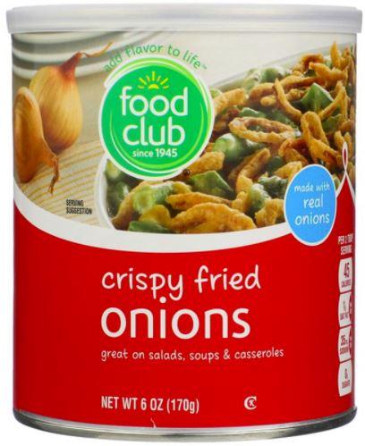 Food Club  Crispy Fried Onions 6oz