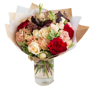 Wrapped Floral Bouquet