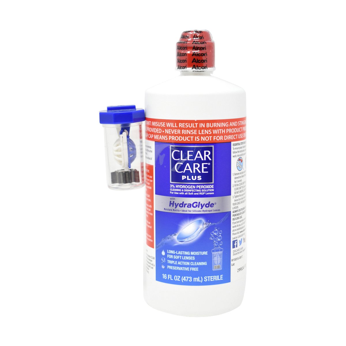 Clear Care Plus Contact Solution - 16 oz