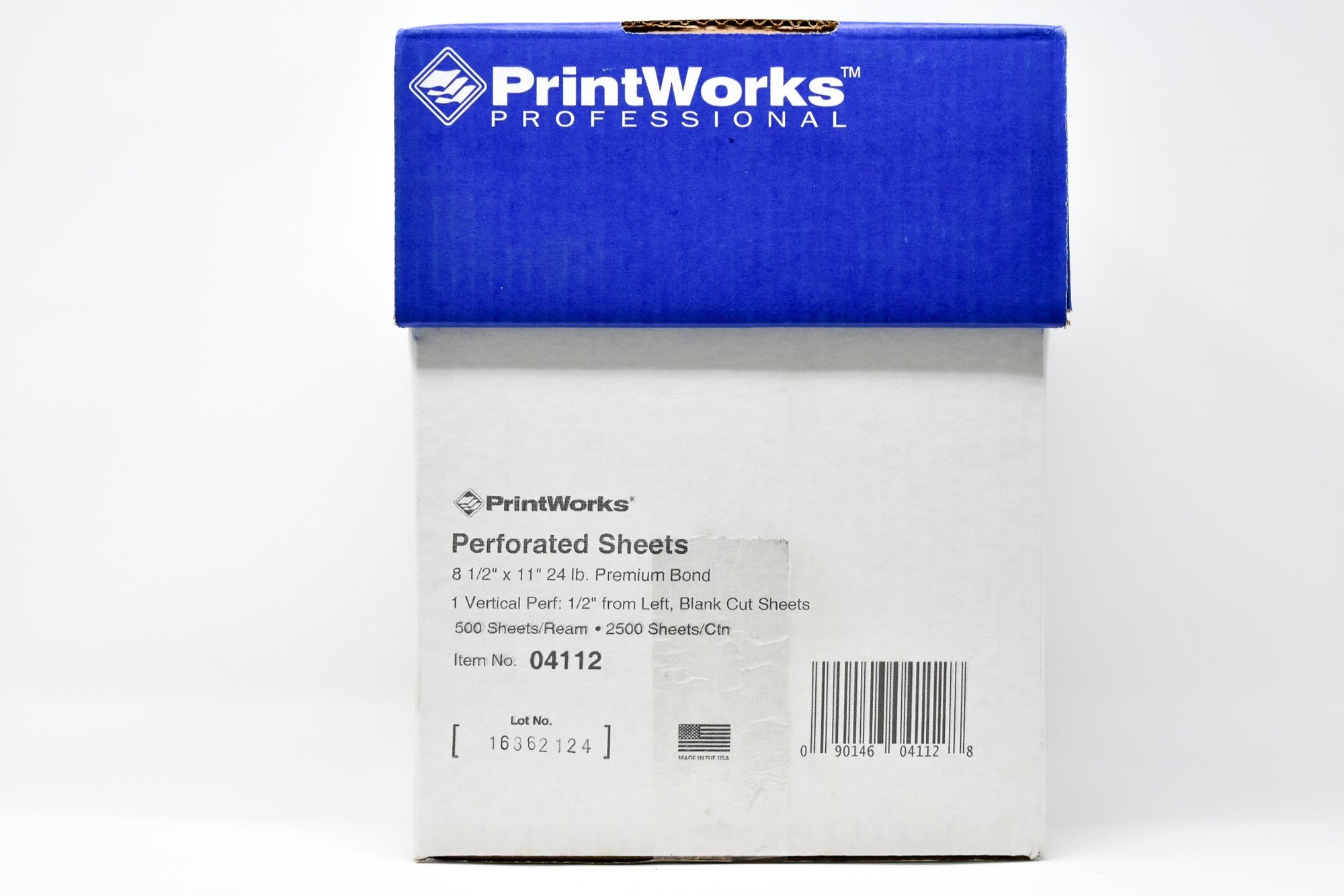 Printworks Professional Perforated Sheets, 24 lb. Premium Bond Copy Paper