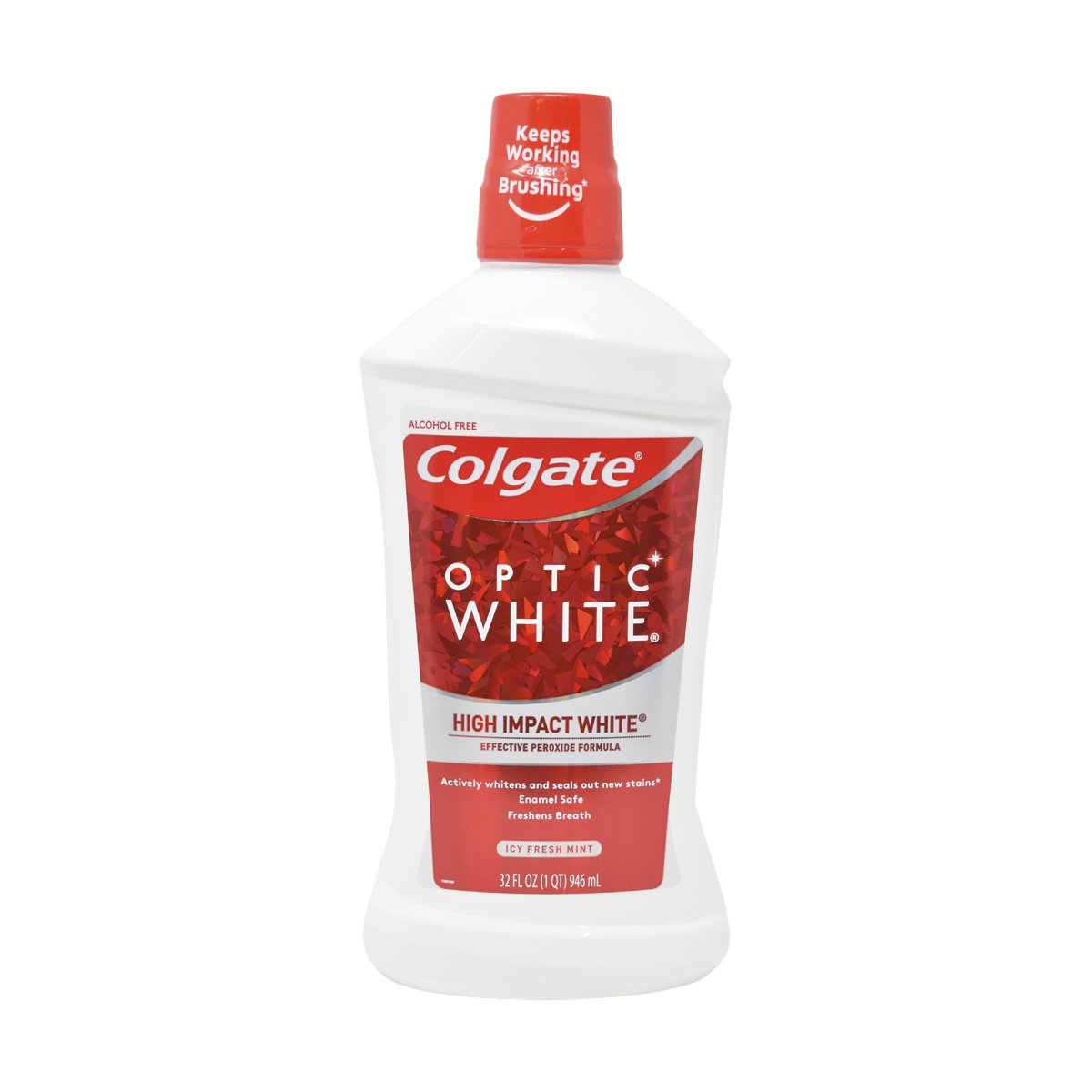 Colgate Optic White Icy Fresh Mint Mouthwash