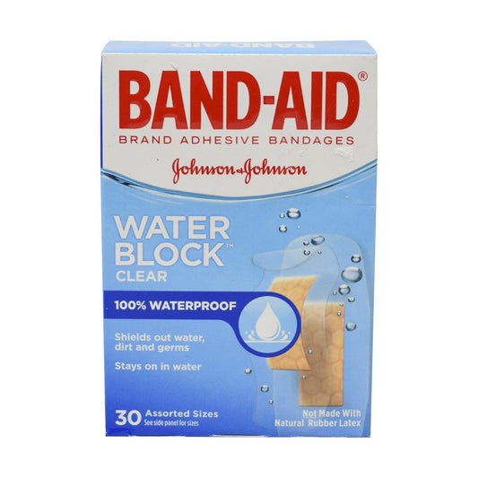 Band-Aid Water Block Clear Bandages