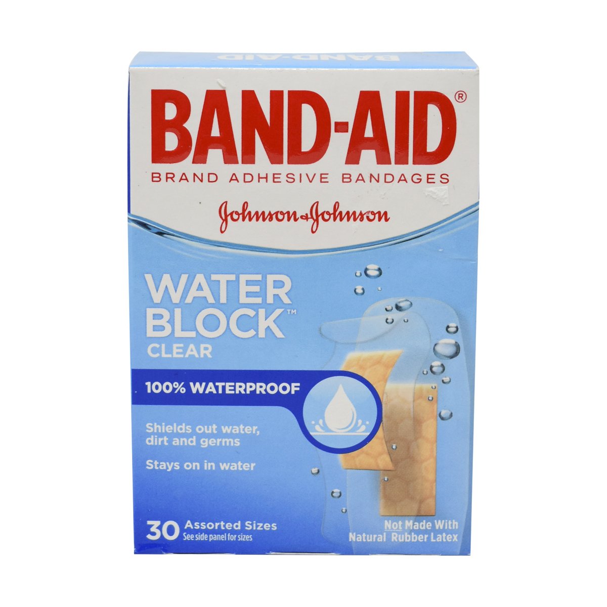 Band-Aid Water Block Clear Bandages