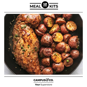 Pork Tenderloin w/ Roasted Potatoes Meal Kit 4 Servings