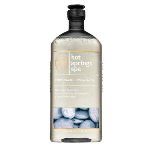 Bath & Body Works Hot Springs Spa Aromatherapy Body Wash + Foam Bath 10oz