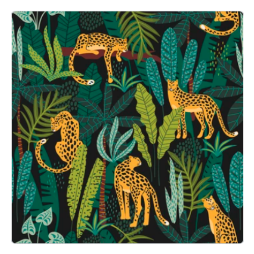 Paper + Design Leopards 24cmx24cm Napkins 20ct - Snack Size