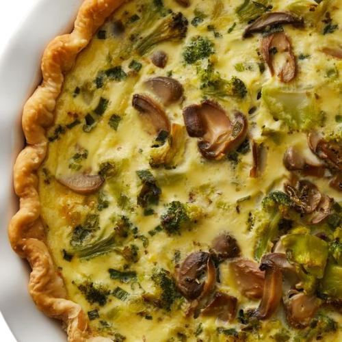 9" Broccoli Mushroom Quiche