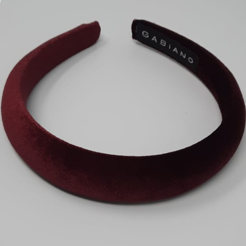 Gabiano Padded Headband - Burgundy