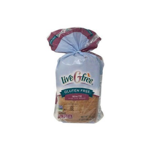 Live G Free Gluten Free White Wide Pan Bread 20 oz