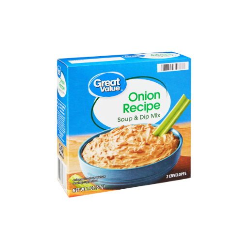 Great Value Onion Recipe Soup & Dip Mix 1oz pkg x2