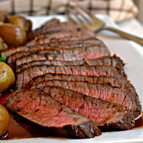 Fresh Beef Top Round London Broil up to 4.5lb