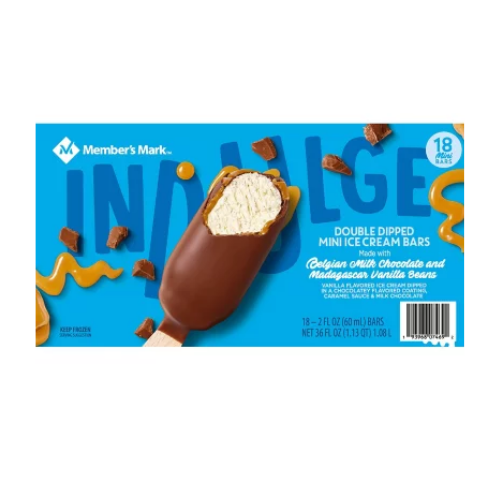 Member's Mark Indulge Double Dipped Mini Ice Cream Bars 18 ct