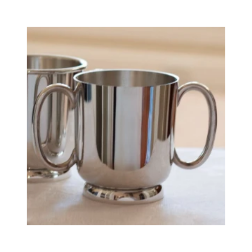 Communion Cup  Pewter Standard Size Cut Edge