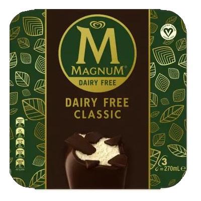 Magnum Dairy Free Classic Ice Cream 3pk/270ml