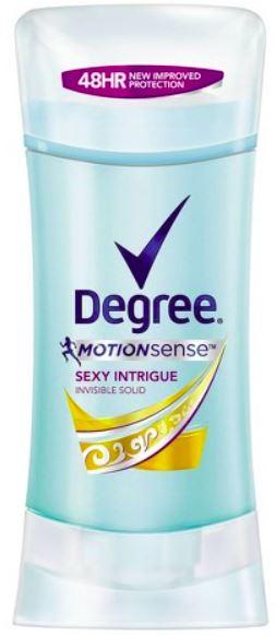 Degree MotionSense Sexy Intrigue Invisible Solid 2.6 oz