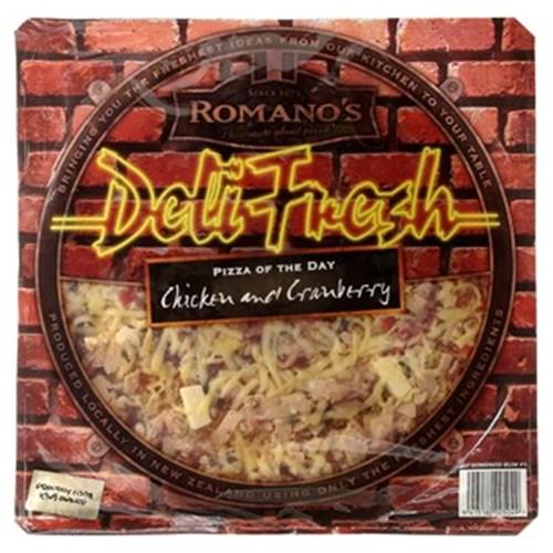 Romano's Deli Fresh Chicken and Cranberry Pizza - 500g