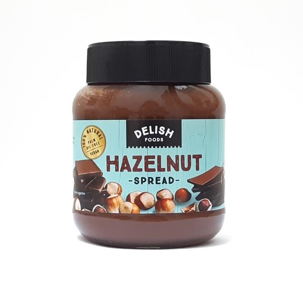 Delish 100% Natural Hazelnut Chocolate Spread 400g