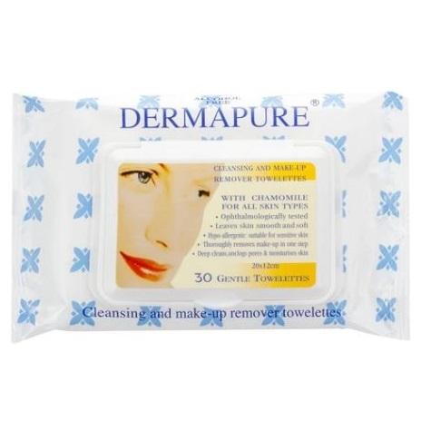 Indulge Dermapure Facial Wipes Chamomile 30pk