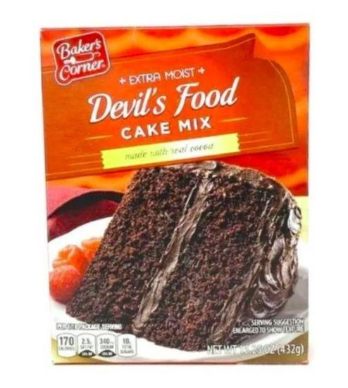 Baker's Corner Extra Moist Devil's Food Cake Mix 15.25 oz