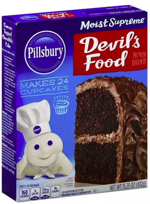 Pillsbury Devil's Food Cake Mix 15.25 oz