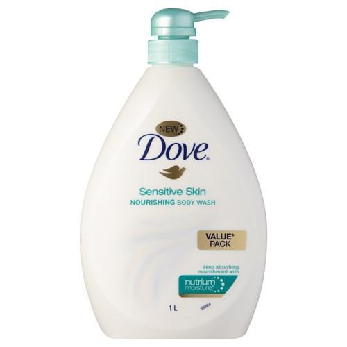 Dove Body Wash Sensitive Pump 1L