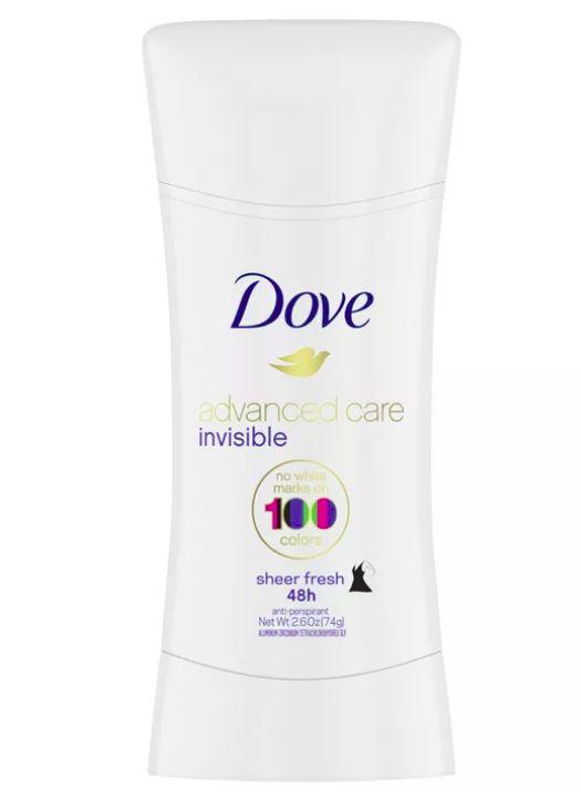 Dove Advanced Care Invisible Deodorant, Sheer Fresh 48 hours