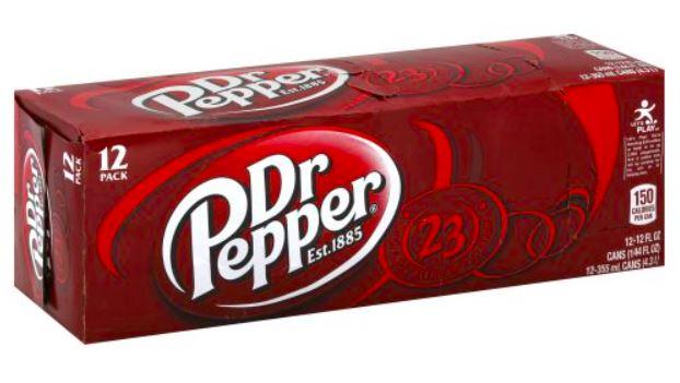 Dr Pepper Soda 12pk /12 fl oz Cans