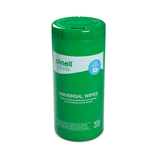 Clinell Universal Wipes Tub 100wipes