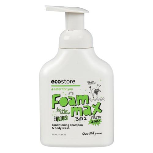 Ecostore Kids Foam Max 3 in 1 Conditioning Shampoo & Body Wash 350ml