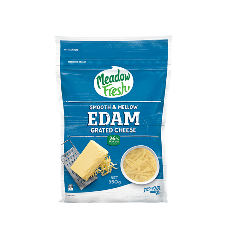 MeadowFresh Cheese Edam Grated 350g