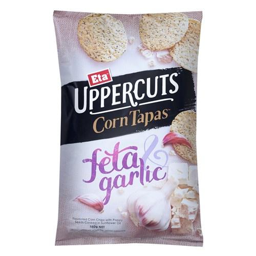 ETA Uppercuts Corn Chip Tapas Feta & Garlic 150g