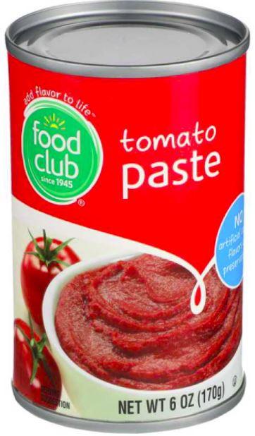 Food Club Tomato Paste 6oz