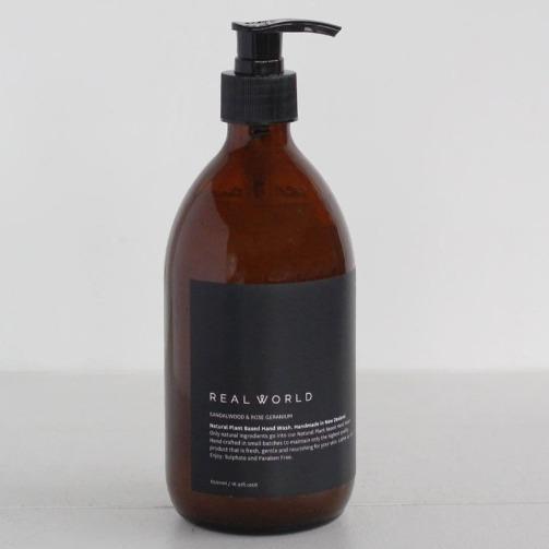 Real World Sandalwood Rose Geranium Hand Wash
